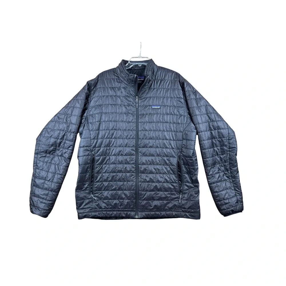 Patagonia Nano Puff Jacket Mens XXL Black Quilted Puffer Full Zip 84212